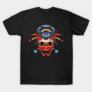 Geisha Skull T-Shirt